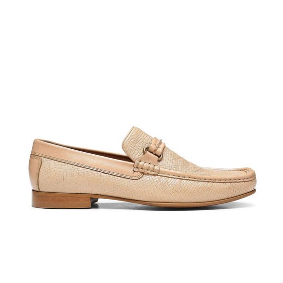 Donnie Woven Leather Loafer - DONALD PLINER main image 4